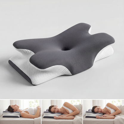PostureProHub Cooling Memory Neck Pillow