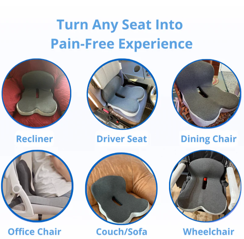 PostureProHub Orthopedic Seat Cushion